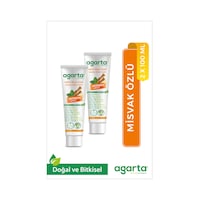 Agarta Doğal Misvak Özlü Diş Macunu 2 x 100 ML