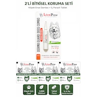 2'li Set Köpek 20-40 Kg İç Dış Parazit Bitkisel 1 Damla Ve 3 Tablet Seti 2'li Set Köpek 20-40 Kg İç Dış Parazit Bitkisel 1 Damla Ve 3 Tablet Seti