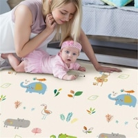 Dwinguler Jungle Friends Bebek Oyun Matı ve Halısı Dwinguler Jungle Friends Bebek Oyun Matı ve Halısı