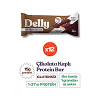Delly Cappuccino Aromalı Çikolata Kaplı Yüksek Protein Bar 12 x 40 G Delly Cappuccino Aromalı Çikolata Kaplı Yüksek Protein Bar 12 x 40 G