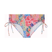 İpli Yan Bağlamalı Desenli Bikini Altı Çok Renkli İpli Yan Bağlamalı Desenli Bikini Altı Çok Renkli
