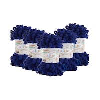 Alize Puffy El Örgü Ipliği 5'li Paket 360 Gece Mavisi 100 Gr 9 Mt Parmak Örgü I 769926895028 Alize Puffy El Örgü Ipliği 5'li Paket 360 Gece Mavisi 100 Gr 9 Mt Parmak Örgü I 769926895028