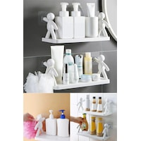 2'li Yapışkanlı Çöp Adam Banyo Organizer Raf Şampuan Kozmetik Baharat Düzenleyici Dekoratif Raf 2'li Yapışkanlı Çöp Adam Banyo Organizer Raf Şampuan Kozmetik Baharat Düzenleyici Dekoratif Raf