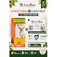 2'li Set 1-10 Kg Köpekler Için Bitkisel Iç Tablet Dış Ense Bitkisel Damla Seti - 1 Damla 1 Tablet 2'li Set 1-10 Kg Köpekler Için Bitkisel Iç Tablet Dış Ense Bitkisel Damla Seti - 1 Damla 1 Tablet