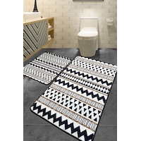 Chilai Home Lınıe Djt 2'li Set 60x100 Cm 50x60 Cm Banyo Halısı Renkli Chilai Home Lınıe Djt 2'li Set 60x100 Cm 50x60 Cm Banyo Halısı Renkli