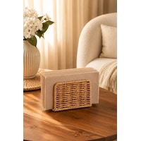 Porsima Dhz07303 Dekoratif Doğal Hasır Masa Üstü Havlu Kağıtlık Peçetelik 15,5x9x5,5cm Porsima Dhz07303 Dekoratif Doğal Hasır Masa Üstü Havlu Kağıtlık Peçetelik 15,5x9x5,5cm