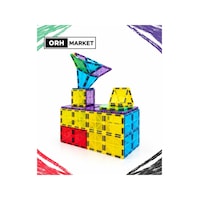 ORH Market 110 Parça 7.5 Cm Büyük Boy Manyetik Blok Seti Güçlü Mıknatıslı Zeka Geliştirici Eğitici Oyuncak ORH Market 110 Parça 7.5 Cm Büyük Boy Manyetik Blok Seti Güçlü Mıknatıslı Zeka Geliştirici Eğitici Oyuncak