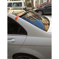 Mercedes W204 Kasa C180 Cam Üstü Spoiler Piano Black Boyalı Mercedes W204 Kasa C180 Cam Üstü Spoiler Piano Black Boyalı