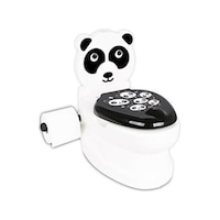 Pilsan Eğitici Panda Çocuk Klozet Lazımlık Beyaz - Siyah Pilsan Eğitici Panda Çocuk Klozet Lazımlık Beyaz - Siyah