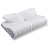 WhiteBlanco Belezza Ortopedik 100% Visko Boyun Destekli Güzellik Yastığı Beyaz - Antrasit WhiteBlanco Belezza Ortopedik 100% Visko Boyun Destekli Güzellik Yastığı Beyaz - Antrasit