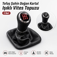 Tofaş Şahin Doğan Kartal Işıklı Vites Topuzu 5 İleri Kırmızı Led Körüklü Vites Topuzu Diğer Tofaş Şahin Doğan Kartal Işıklı Vites Topuzu 5 İleri Kırmızı Led Körüklü Vites Topuzu Diğer