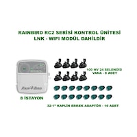 Rainbird Rc2-8 İstasyon İç Mekan Kontrol Ünitesi 100 Hv Selenoid Vanalı Set
