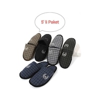 5'li Paket M Kışlık Terlik Ev Terliği Çeyiz Bohça Seti Misafir Terliği Çok Renkli 5'li Paket M Kışlık Terlik Ev Terliği Çeyiz Bohça Seti Misafir Terliği Çok Renkli