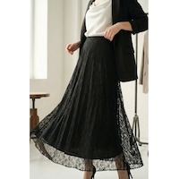 Sayzen Your Shine Dantelli Beli Lastikli Iç Astarlı Etek Sy-etk2601 Siyah Sayzen Your Shine Dantelli Beli Lastikli Iç Astarlı Etek Sy-etk2601 Siyah