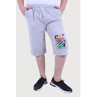 Fyk Kids Erkek Çocuk Baskılı Beli Lastikli Şort-bermuda Gri Fyk Kids Erkek Çocuk Baskılı Beli Lastikli Şort-bermuda Gri