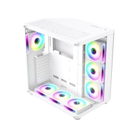Zoko King Kumandalı ARGB Fanlı Temper Camlı Oyuncu Kasası 7 x 12 CM Beyaz Zoko King Kumandalı ARGB Fanlı Temper Camlı Oyuncu Kasası 7 x 12 CM Beyaz