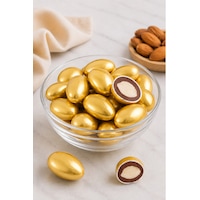 Parlak Altın Badem Draje 100 G Parlak Altın Badem Draje 100 G