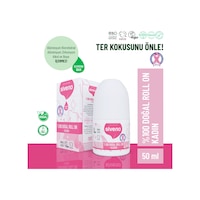 Siveno %100 Doğal Roll On Kadın Deodorant Ter Kokusu Önleyici Bitkisel Leke Bırakmayan Vegan 50 ML Siveno %100 Doğal Roll On Kadın Deodorant Ter Kokusu Önleyici Bitkisel Leke Bırakmayan Vegan 50 ML