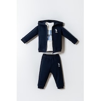 U.s. Polo Assn. Erkek Bebek Lacivert 3lü Takım Lacivert U.s. Polo Assn. Erkek Bebek Lacivert 3lü Takım Lacivert