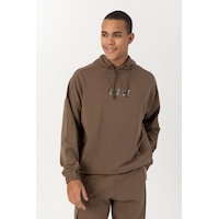 Maraton Sportswear Oversize Erkek Kapşonlu Düşük Kol Basic Kakao Sweatshirt 22465-kakao Maraton Sportswear Oversize Erkek Kapşonlu Düşük Kol Basic Kakao Sweatshirt 22465-kakao