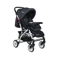 Tommybaby Eagle Alüminyum Lüx Çift Yön Bebek Arabası + Yağmurluk Antrasit Tommybaby Eagle Alüminyum Lüx Çift Yön Bebek Arabası + Yağmurluk Antrasit