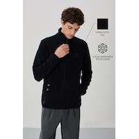 Tommy Life Lacivert Yazı Nakışlı Dik Yaka Fermuarlı Standart Kalıp Erkek Sweatshirt Polar - 87992 Lacivert Tommy Life Lacivert Yazı Nakışlı Dik Yaka Fermuarlı Standart Kalıp Erkek Sweatshirt Polar - 87992 Lacivert