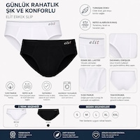 Tutku Elit 1351 Erkek İnce Bel Kemerli Slip Külot Rahat Esnek Günlük Kullanım 6 Lı Paket Siyah Tutku Elit 1351 Erkek İnce Bel Kemerli Slip Külot Rahat Esnek Günlük Kullanım 6 Lı Paket Siyah