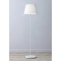 Metal Ayaklı Lambader Tekli Abajur Retro Lamba Beyaz Ml720 Metal Ayaklı Lambader Tekli Abajur Retro Lamba Beyaz Ml720