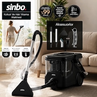 Sinbo Scc-7607 Buharlı Koltuk Ve Halı Yıkama Makinesi Derinlemesine Buharlı Temizlik Güçlü Vakum Sinbo Scc-7607 Buharlı Koltuk Ve Halı Yıkama Makinesi Derinlemesine Buharlı Temizlik Güçlü Vakum