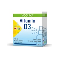 Voonka Vitamin D3 400 Iu Çocuklar Için Takviye Edici Gıda 20 Ml Voonka Vitamin D3 400 Iu Çocuklar Için Takviye Edici Gıda 20 Ml