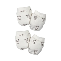 Tinylamb Kuş Desenli Bebek Eldiven Seti - 2 Takım Çok Renkli Tinylamb Kuş Desenli Bebek Eldiven Seti - 2 Takım Çok Renkli