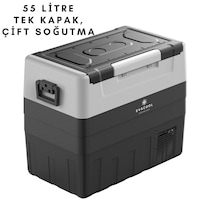Eva 55at 12/24v Mobil Araç Buzdolabı 55 Lt Tek Kapak, Çift Soğutm Eva 55at 12/24v Mobil Araç Buzdolabı 55 Lt Tek Kapak, Çift Soğutm