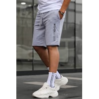Madmext Madmext Gri Kapri Şort 5403-gri Gri Madmext Madmext Gri Kapri Şort 5403-gri Gri