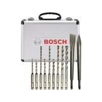 Bosch SDS-Plus 11'li Alüminyum Çantalı Uç ve Keski Seti 2608578765 Bosch SDS-Plus 11'li Alüminyum Çantalı Uç ve Keski Seti 2608578765
