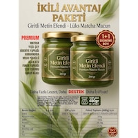 2 Kavanoz Giritli Metin Efendi Matcha Premium Bitkisel Destek Macun 2x240 Gr