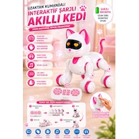 Uzaktan Kumandalı İnteraktif Şarjlı Akıllı Kedi Uzaktan Kumandalı İnteraktif Şarjlı Akıllı Kedi