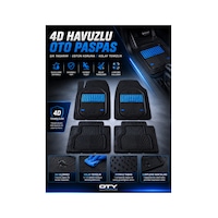 Bmw 4 Serisi F36 2013-2020 Model Uyumlu Venüs Mavi 5d Havuzlu Paspas Yumuşak Kaymaz Taban Bmw 4 Serisi F36 2013-2020 Model Uyumlu Venüs Mavi 5d Havuzlu Paspas Yumuşak Kaymaz Taban
