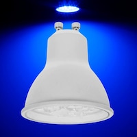 2 Adet 7 W. Gu10 Duy Mavi Işık Led Ampul 2 Adet 7 W. Gu10 Duy Mavi Işık Led Ampul