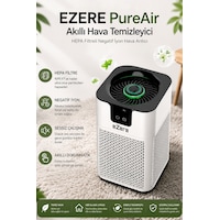 Ezere Pureair Akıllı Hava Temizleyici Hepa Filtreli Negatif İyon Hava Arıtıcı Beyaz Ezere Pureair Akıllı Hava Temizleyici Hepa Filtreli Negatif İyon Hava Arıtıcı Beyaz