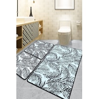 Chilai Home Frond 3'lü Set Banyo Halısı Djt Bej Chilai Home Frond 3'lü Set Banyo Halısı Djt Bej