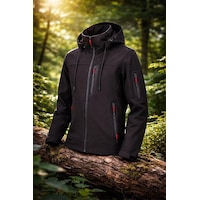 Vatan Tekstil Erkek Slim Fit Softshell Kapüşonlu Erkek Mont Su İtici Rüzgar Geçirmez Siyah Vatan Tekstil Erkek Slim Fit Softshell Kapüşonlu Erkek Mont Su İtici Rüzgar Geçirmez Siyah