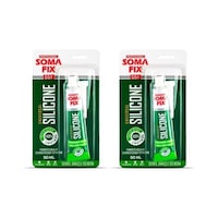 Somafix Genel Amaçlı Tüp Silikon Yapıştırıcı Şeffaf 50 ML 2 Adet Somafix Genel Amaçlı Tüp Silikon Yapıştırıcı Şeffaf 50 ML 2 Adet