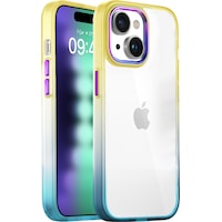 Buff Apple Uyumlu iPhone 15 Plus Air Bumper Rainbow Kılıf Buff Apple Uyumlu iPhone 15 Plus Air Bumper Rainbow Kılıf