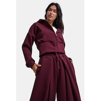 Kadın Bordo W6-35 Üst Polar Alt Eşofman Pantolon 2'li Takım Kadın Bordo W6-35 Üst Polar Alt Eşofman Pantolon 2'li Takım
