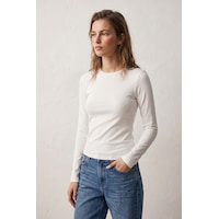 Elemge %95pamuk %5likra Vücuda Oturan Magic Fit Beyaz Kadın Stretch Uzun Kollu T-shirt Compact Penye Esnek Basic Tişört Elastan Bluz Elemge %95pamuk %5likra Vücuda Oturan Magic Fit Beyaz Kadın Stretch Uzun Kollu T-shirt Compact Penye Esnek Basic Tişört Elastan Bluz