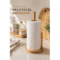 Bambu Yuvarlak Kağıt Havluluk 14 Cm Pratik Kullanım Ergonomik Mutfak Havluluğu Kahverengı Kahverengi Bambu Yuvarlak Kağıt Havluluk 14 Cm Pratik Kullanım Ergonomik Mutfak Havluluğu Kahverengı Kahverengi
