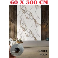 60cmx300cm Tek Parça Yapışkanlı Rulo Mermer Desenli Duvar Paneli Kağıdı Silinebilir Cf-1001-nexo Kahverengi - Krem 60cmx300cm Tek Parça Yapışkanlı Rulo Mermer Desenli Duvar Paneli Kağıdı Silinebilir Cf-1001-nexo Kahverengi - Krem