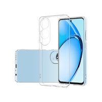 Fibaks Oppo A60 Uyumlu Kılıf Şeffaf Kamera Korumalı Renksiz Esnek Silikon Kapak Kilif