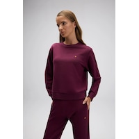 Ellesse Bayan Sweat Ef553-brd Bordo Bordo