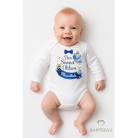 Babyden's Sünnet Kıyafeti Erkek Bebek Body Pamuk Ben Sünnet Oldum Maşallah Baskılı Zıbın Uzun Kol Body Beyaz Babyden's Sünnet Kıyafeti Erkek Bebek Body Pamuk Ben Sünnet Oldum Maşallah Baskılı Zıbın Uzun Kol Body Beyaz
